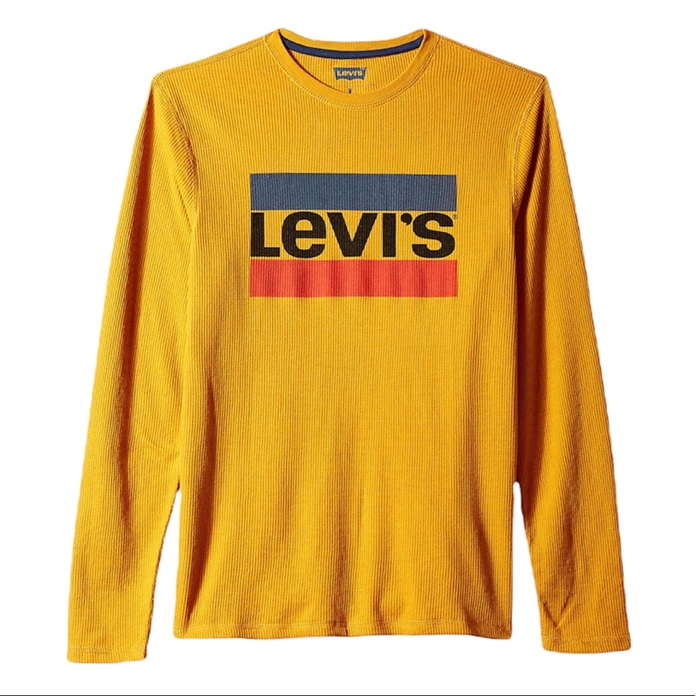 Levi’s Yellow Thermal Long Sleeve X-Large